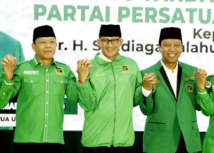 Berlabuh di PPP, Sandi Berpeluang Cawapres Ganjar