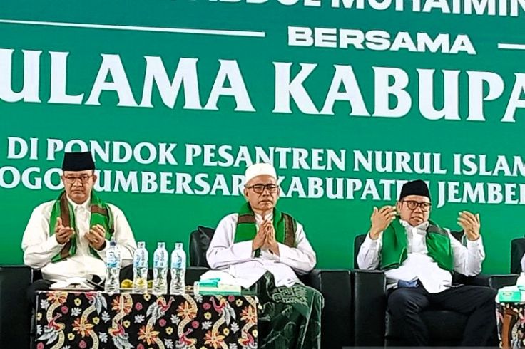 Anies-Muhaimin Kobarkan Spirit Perubahan Saat di Ponpes Nuris Jember