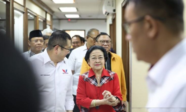 Megawati Hadiri Rapat Mingguan TPN Ganjar