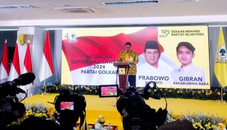 Gibran Terima SK Rekomendasi Bacawapres Dari Golkar