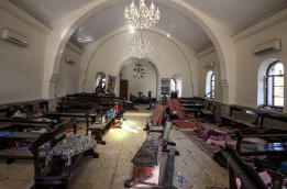 Israel Bom Gereja di Gaza