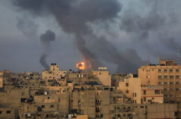 Jalur Gaza Dibombardir Pesawat Israel