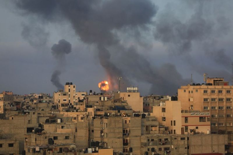 Jalur Gaza Dibombardir Pesawat Israel