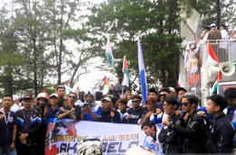 Mantan Geng Motor Cikarang Lakukan Aksi Bela Palestina