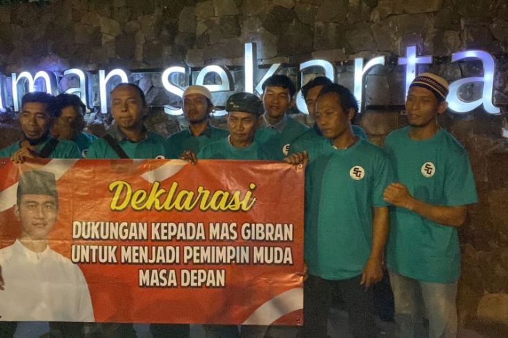 Pendukung Gibran di Kediri Deklarasi Dukung Maju Pilpres