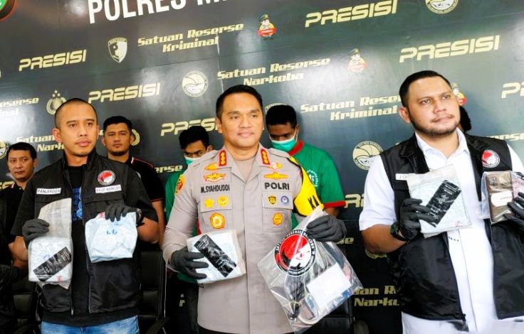 Polisi Sita 25,1 Kg Sabu Dari Pengedar Jaringan Malaysia