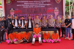 Polisi Tangkap Sindikat Perampok Bersenjata Api Di Jakarta Barat