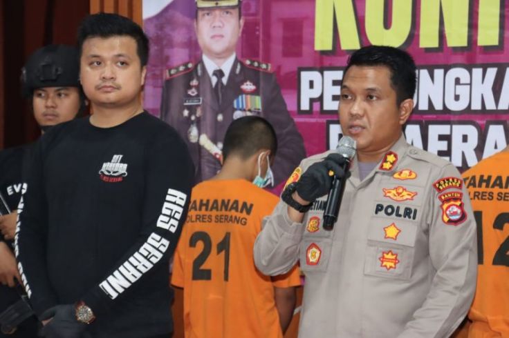 Polres Serang Tangkap Dua Pengedar Sabu