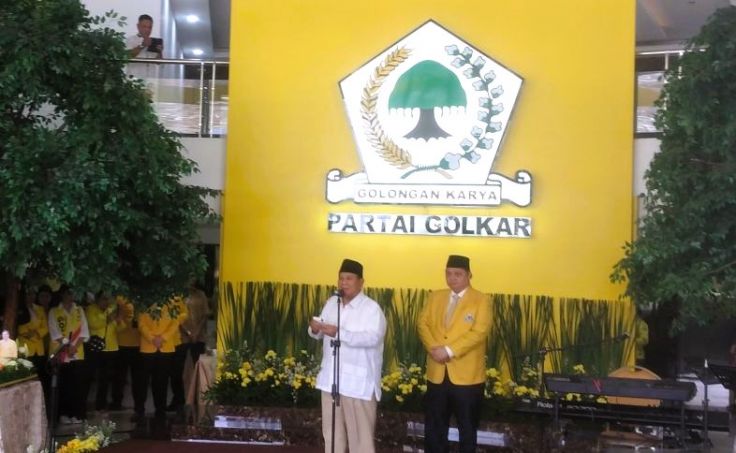 Prabowo Tegaskan Golkar Adalah  Pembela Pancasila