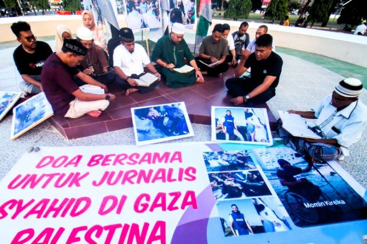 Serikat Media  Mengutuk Pembantaian Jurnalis di Gaza