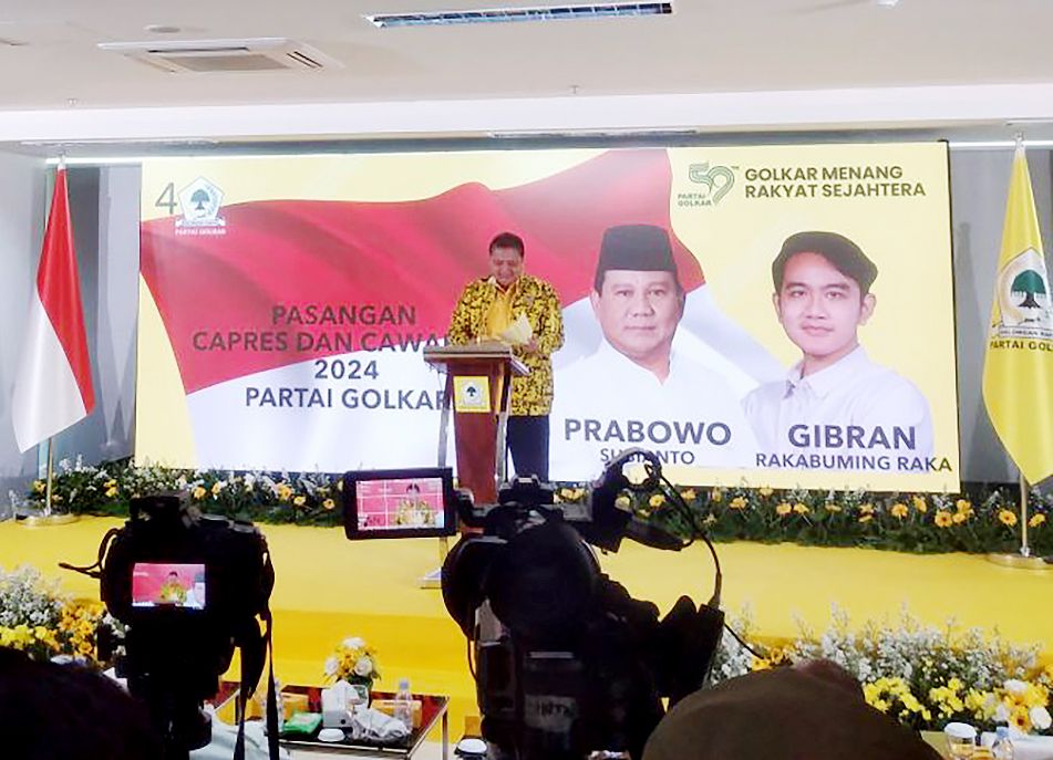 Tok! Golkar Resmi Usung Gibran Cawapres Prabowo