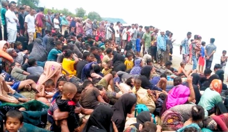 220 Imigran Rohingya Masuk ke Perkampungan di Pidie, Aceh