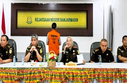 Ayah Gembong Narkoba Diserahkan Bareskrim ke Kejari Banjarmasin