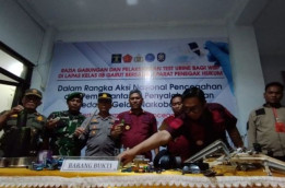 TNI-Polri-BNN Geledah Lapas Garut Cegah Narkoba