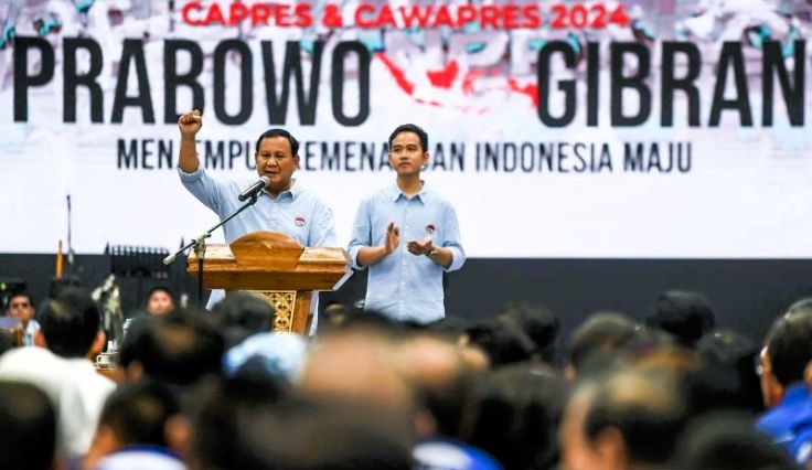 Survei: Elektabilitas Gerindra Terdongkrak Paslon Prabowo - Gibran