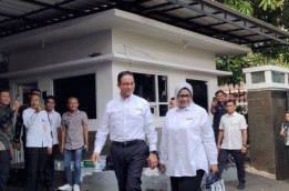 Anies Baswedan Kunjungi Cak Imin Jelang Debat Cawapres di JCC