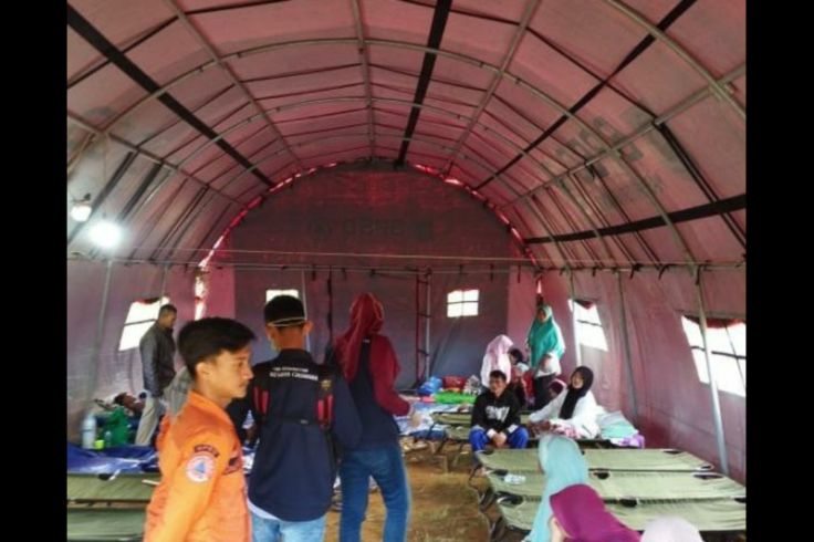 BNPB: 102 Warga Bogor Mengungsi Pascagempa di Sukabumi 