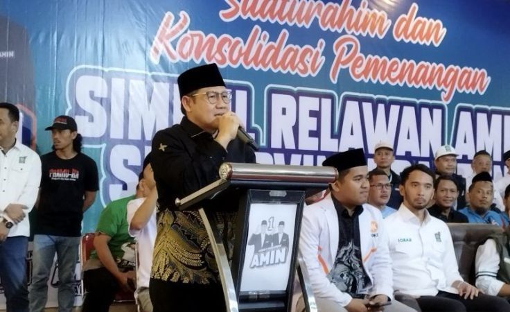 Cak Imin Ibaratkan Indonesia Mobil Lambat Di Hadapan Relawan Tangerang