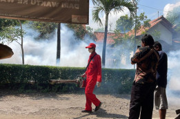 Dinkes Probolinggo Fogging Desa Talkandang Cegah Penyebaran DBD