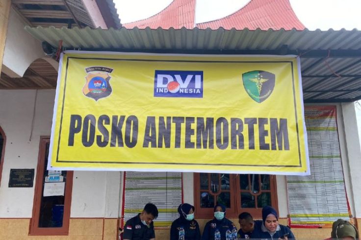 Polda Sumbar Dirikan Posko DVI Bantu Korban Erupsi Gunung Marapi