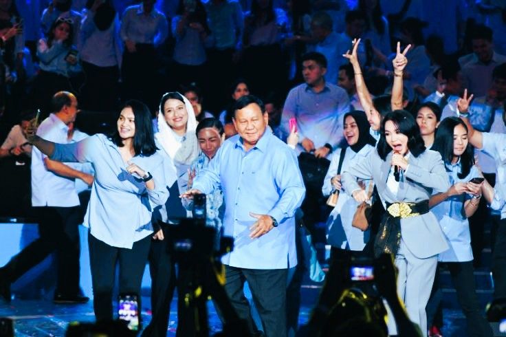 Prabowo dan Gibran di Jakarta Pada Hari Ke -15 Kampanye