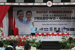 TKD Maluku: Optimis Prabowo-Gibran Menang Satu Putaran