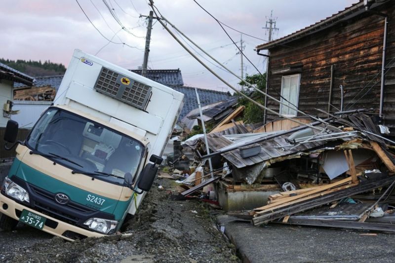 Korban Tewas Gempa Jepang Tembus 100 Jiwa