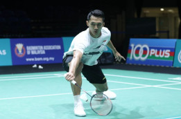 Jonatan Keok di Babak Awal Indonesia Masters 2024