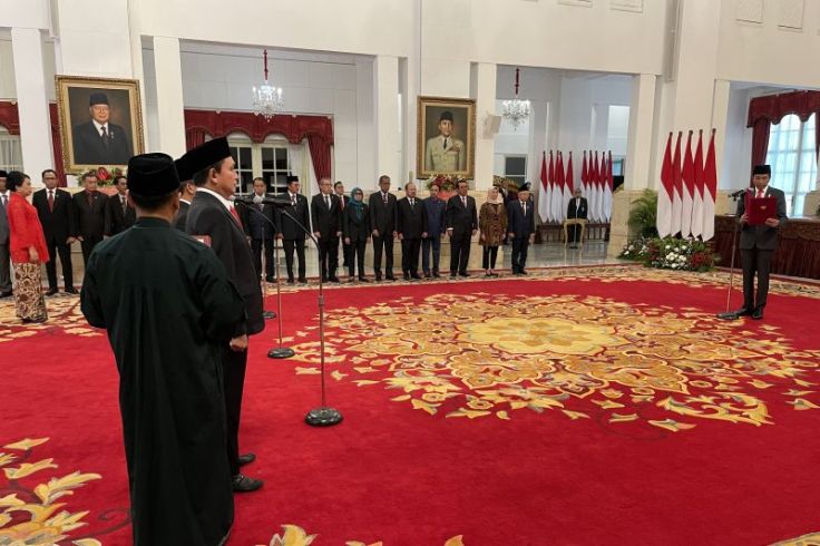 Presiden Jokowi Lantik Anggota KPPU