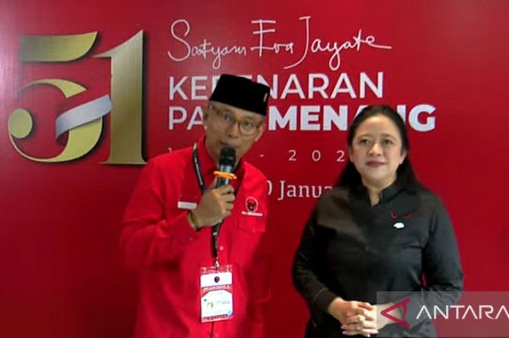 HUT Ke-51 PDIP, Puan Minta Kader Menangkan Hati Rakyat