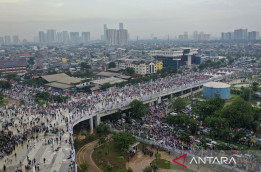 Anies Imbau Relawan tetap Hormati Pendukung Kontestan Lain