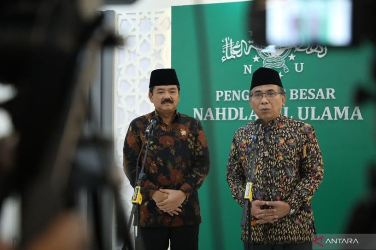 Hadi Sowan ke PBNU Minta Jaga Kerukunan