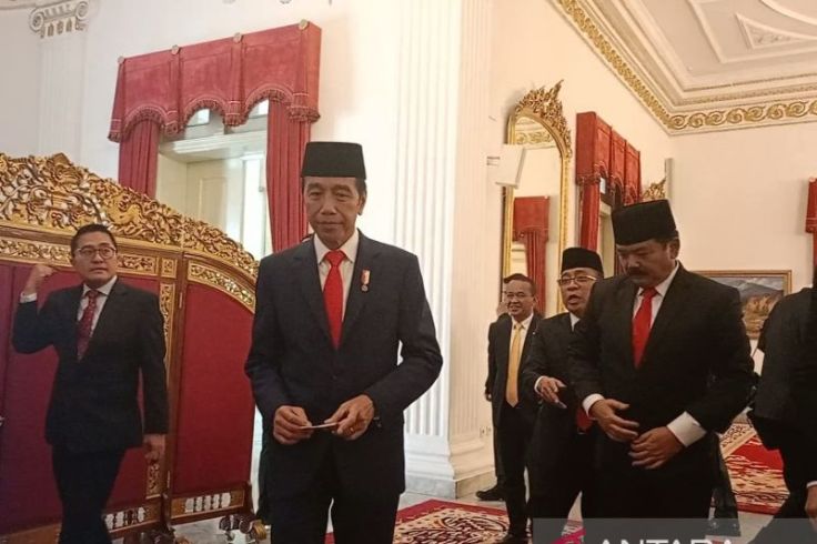 Jokowi Pesan Hadi Jaga Keamanan dan Ketertiban