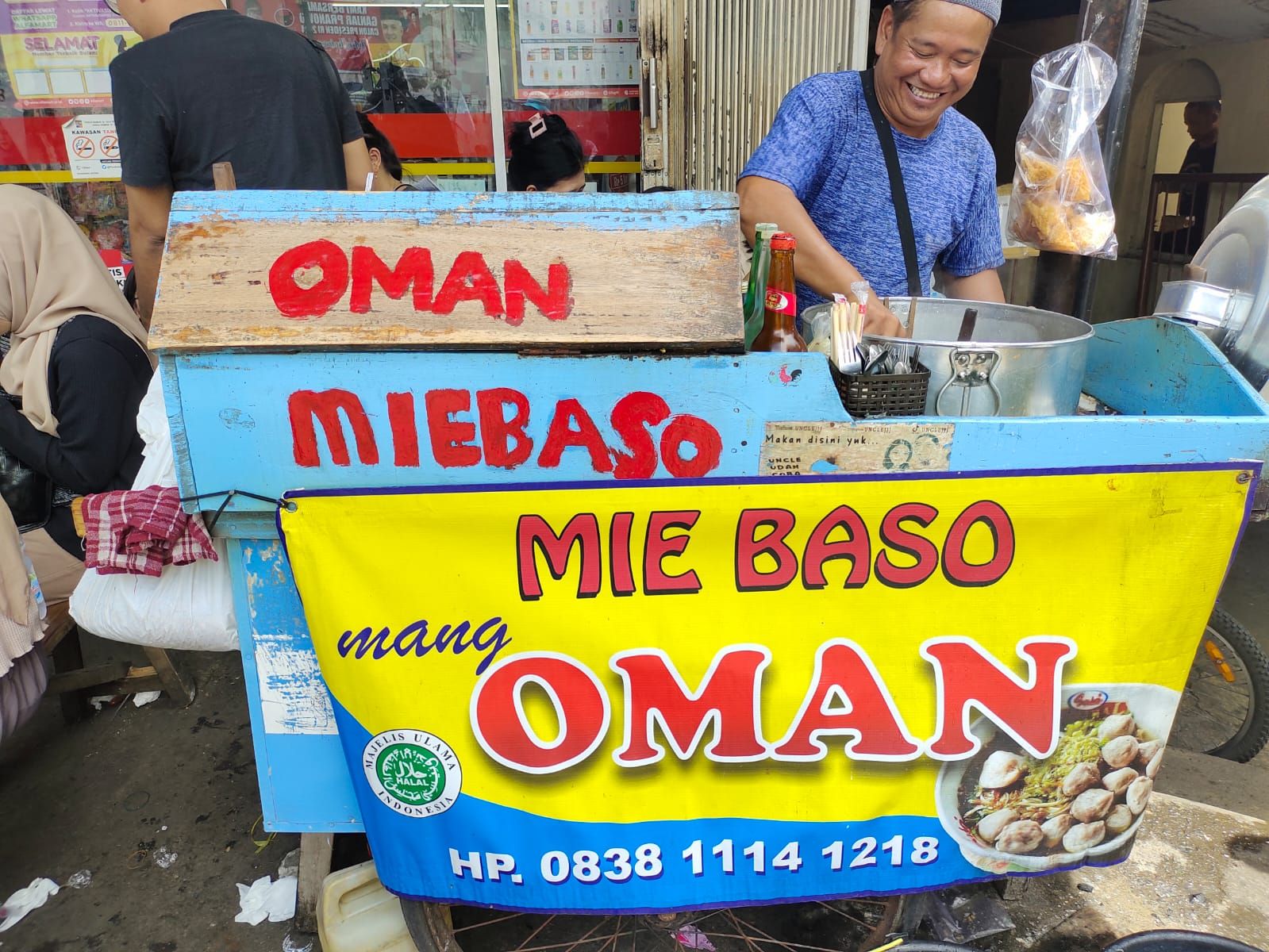 Nemu Bakso Bening Langka Khas Bogor, Mie Baso Mang Oman