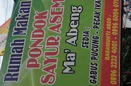 Sensasi Santap Sayur Asem Mak Abeng, Citayam