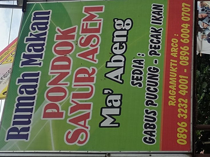 Sensasi Santap Sayur Asem Mak Abeng, Citayam