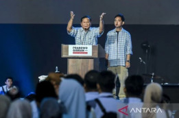 Hitungan Sementara KPU, Suara Prabowo-Gibran 57,46 Persen  