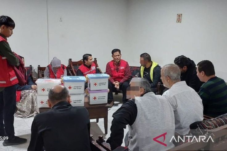 Pengungsi Gaza di Mesir Tak Pegang Duit, PMI Bantu  Hygiene Kits