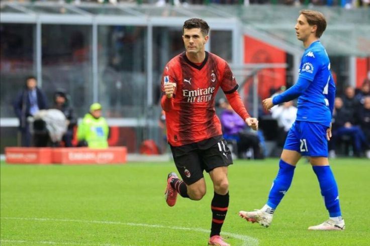 Menang Tipis 1-0 dari Empoli, AC Milan Naik ke Peringkat Dua