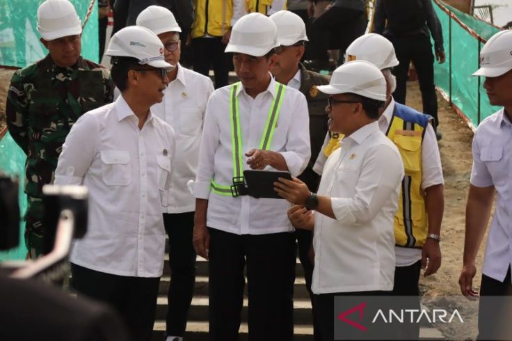 Presiden Jokowi Senang dengan Perkembangan Perumahan ASN di IKN