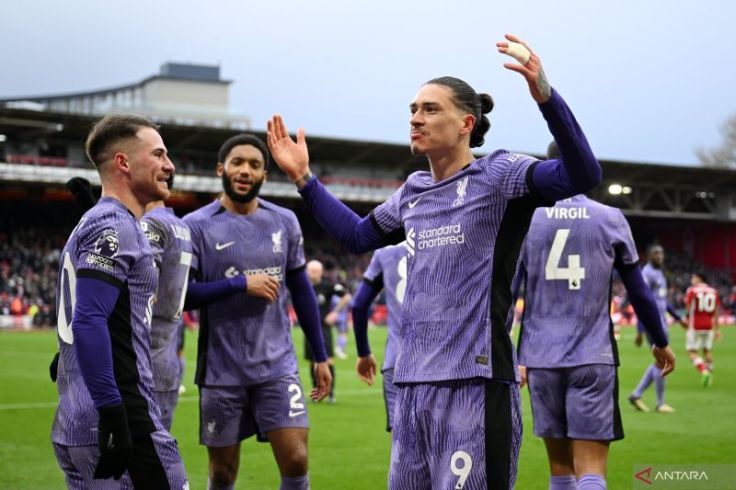 Klopp Puji Gol Tunggal Nunez ke Gawang Nottingham Forest Wujud Keindahan