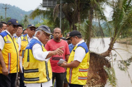 Pak Bas Janji Tuntaskan Banjir Sumbar dalam Dua Pekan