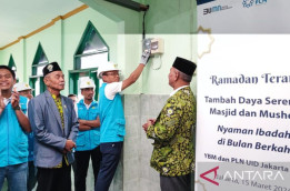 Ramadan Terang, PLN Gratiskan Tambah Daya Listrik Ratusan Masjid di Jakarta