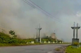 Wilayah Lain Kebanjiran, di Natuna 20 Hektare Lahan Kebakaran 