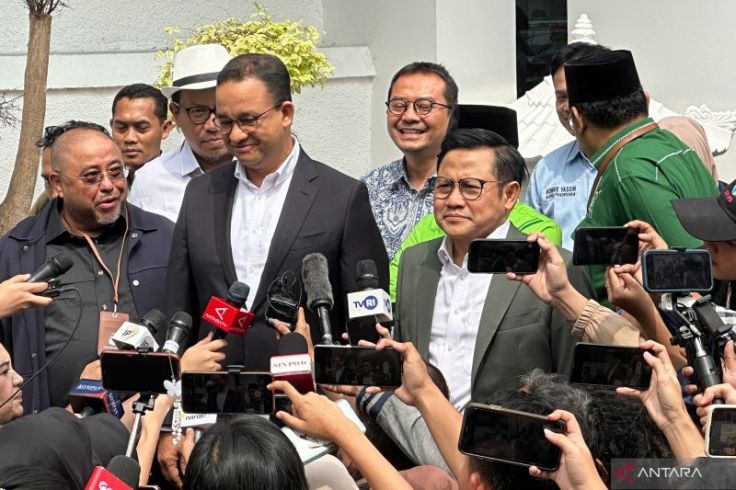 Anies-Muhaimin Hadiri Penetapan Capres-cawapres Terpilih di KPU