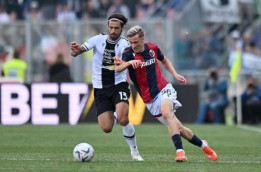 Bologna Tak Jadi Kalah Lawan Udinese Berakhir Seri 1-1