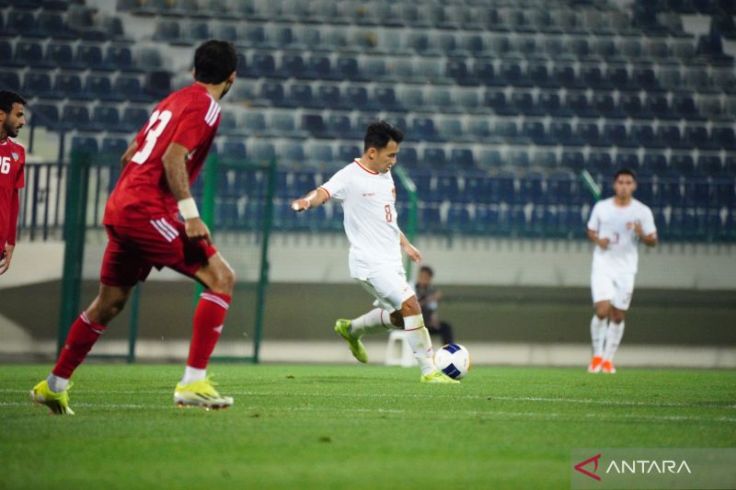 Timnas Indonesia U-23  Tekuk UAE dari Gol Tunggal Witan