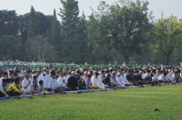 Kebun Raya Bogor Selenggarakan Salat Idulfitri