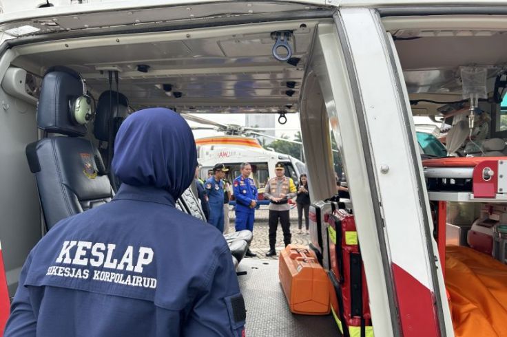 Polri Siapkan Dua Helikopter Ambulans untuk Arus Mudik Lebaran