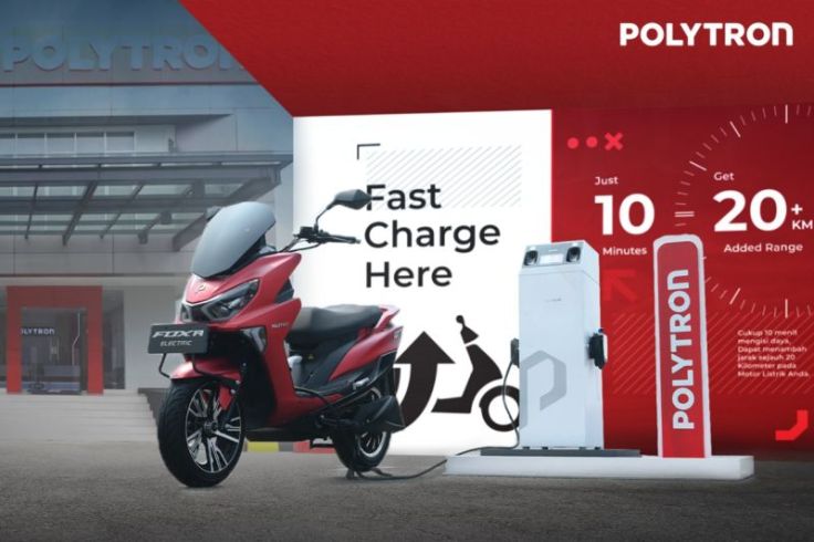 Yang Punya Motor Listrik Polytron, Berikut 12 Titik "Fast Charging" di Berbagai Daerah